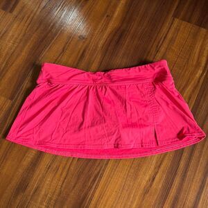 Lands End Hot Pink Swim Skirt with Built in‎ Brief Size 4
